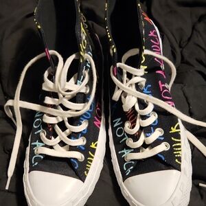 Colorful Converse High-Top Sneakers